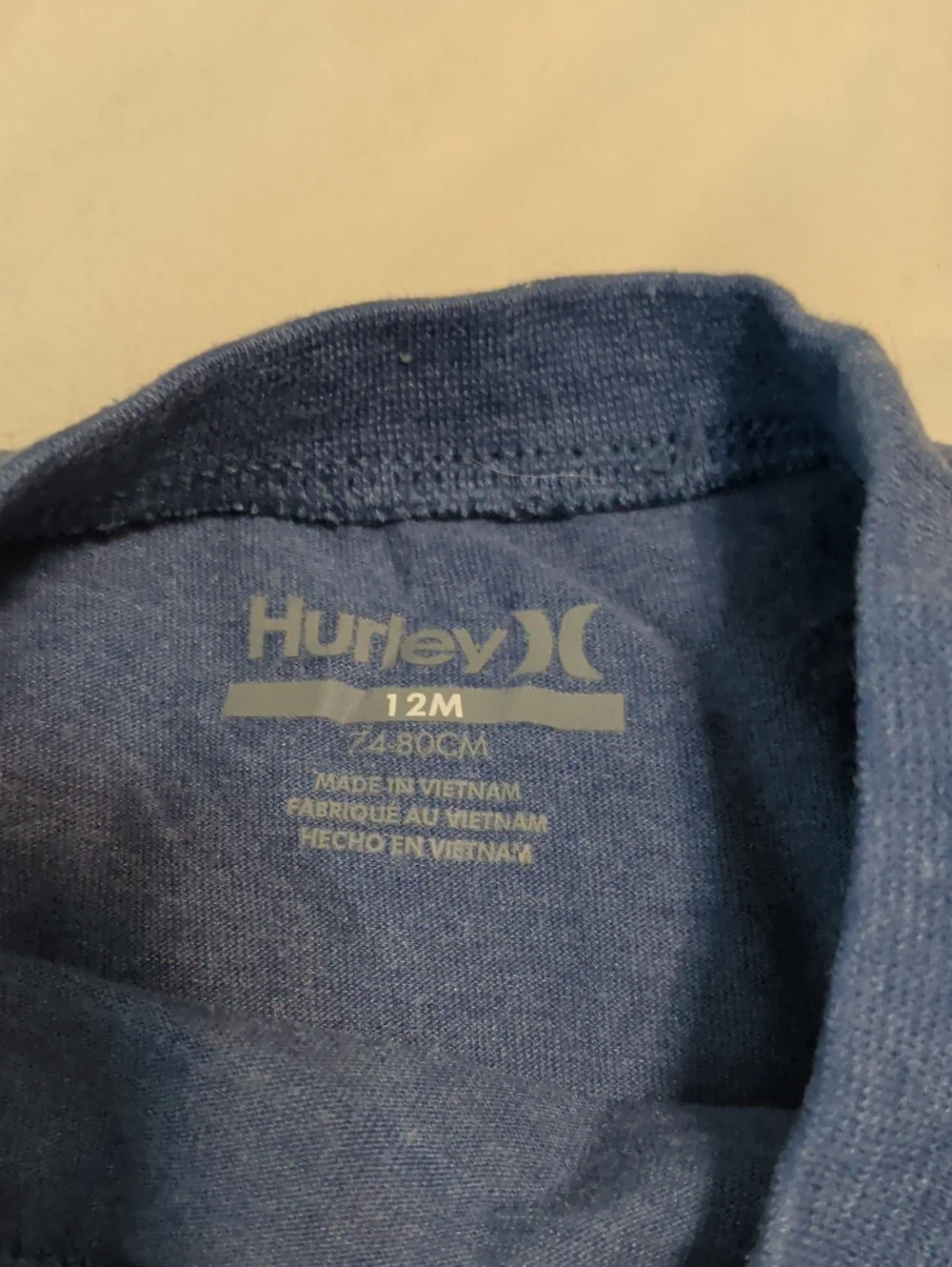 Hurley Kids' Short Sleeve Tee and Shorts Set - 12 Months
